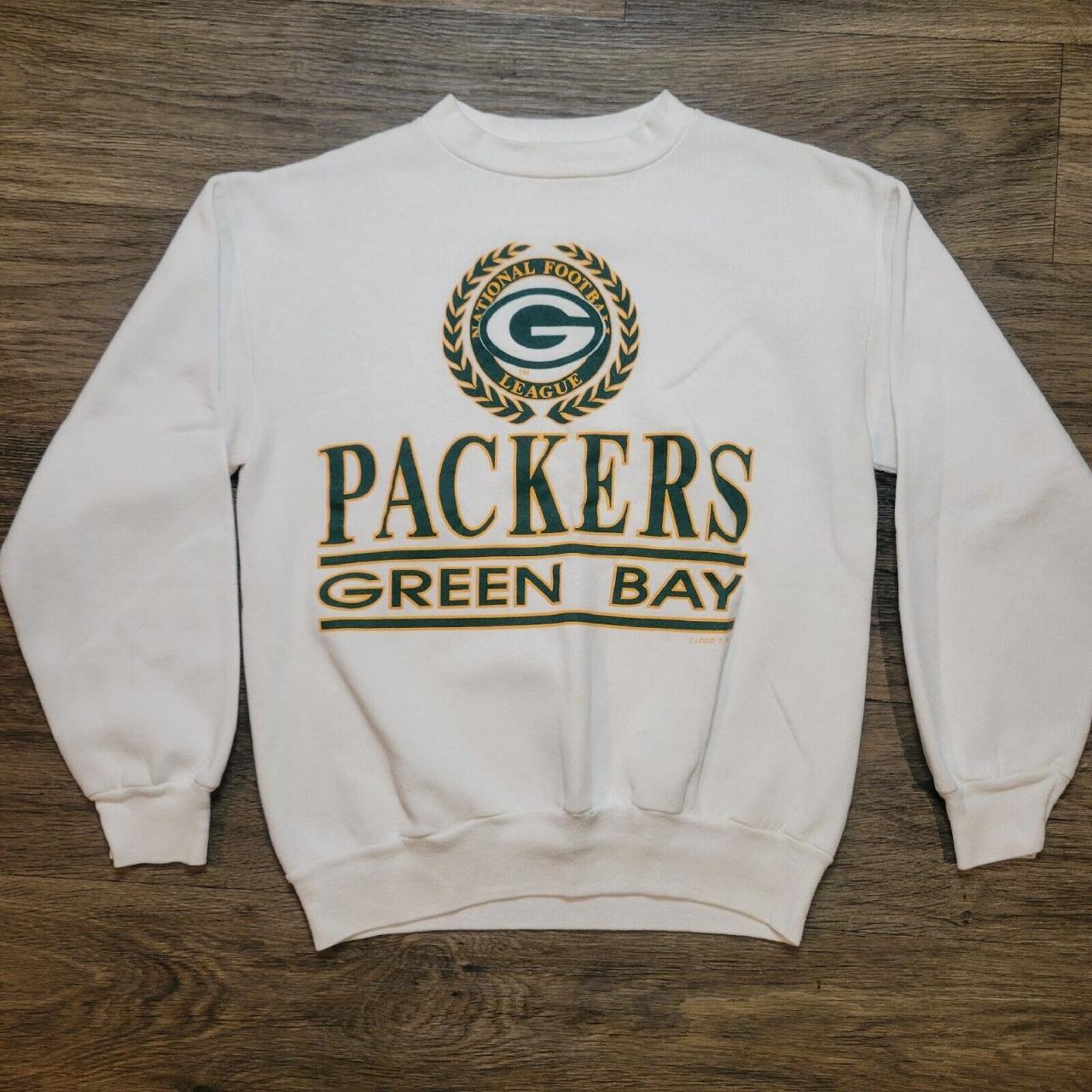 Vintage Green Bay Packers Logo Crewneck Sweatshirt