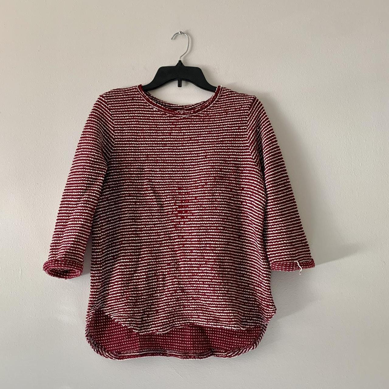 H&M women’s sweater A knobby knit with 3/4 length... - Depop