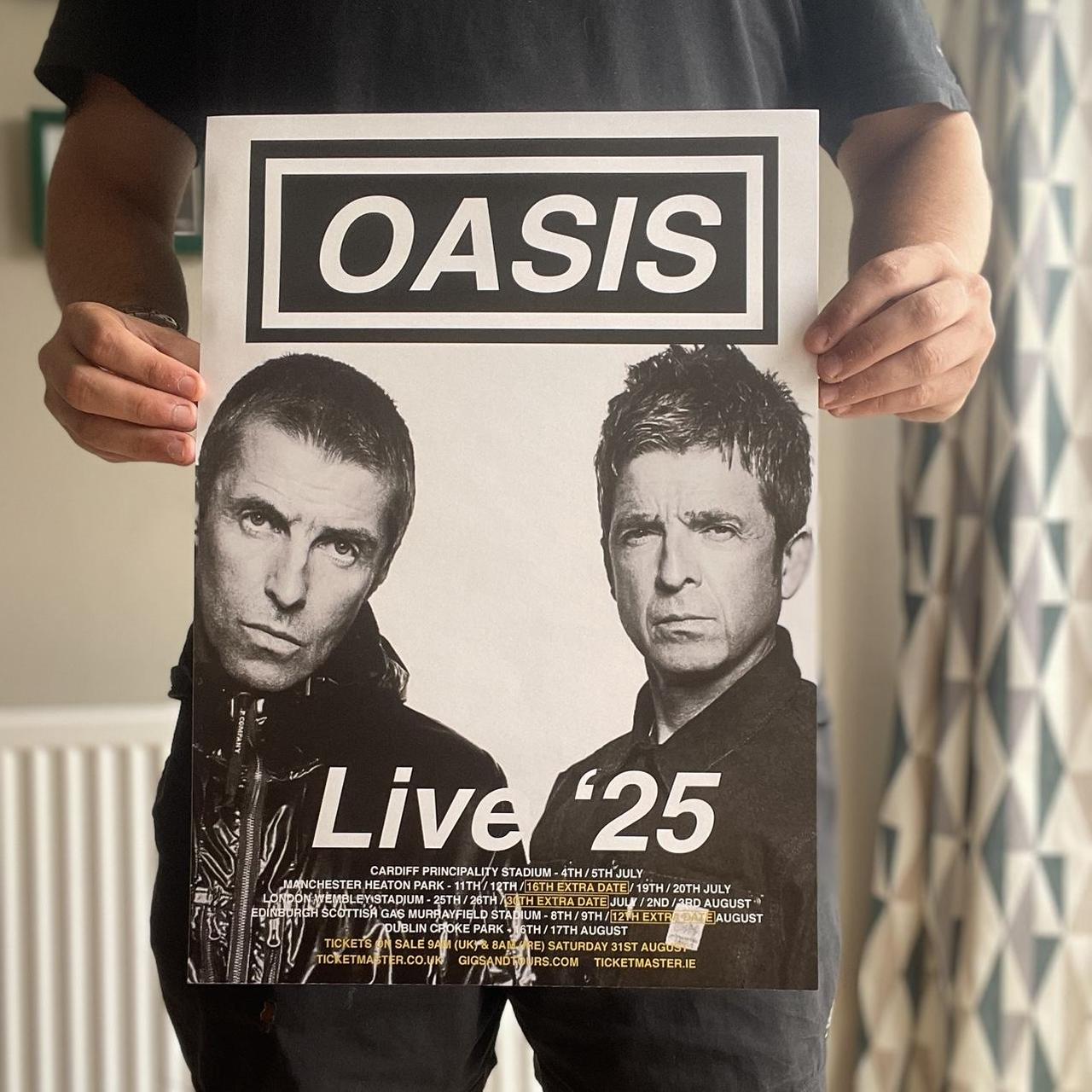 Oasis 2025 poster! Oasis are back! I have created | Depop