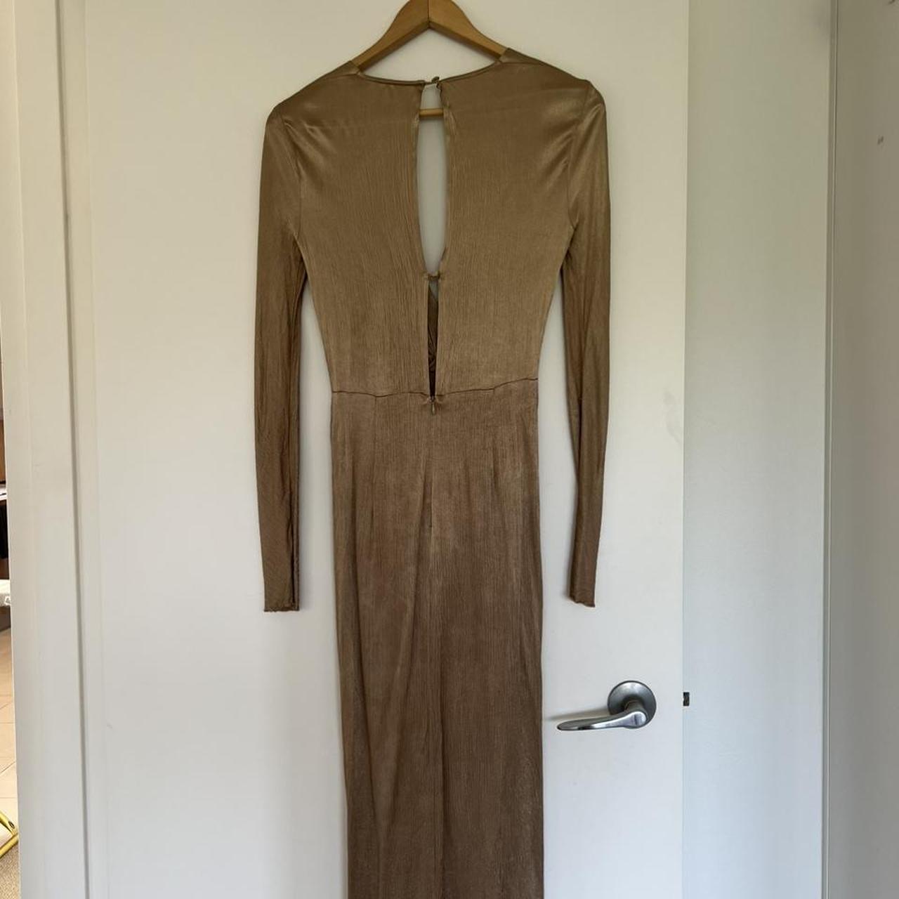 Gold Bec and Bridge dress in size 6. The dress is on... - Depop