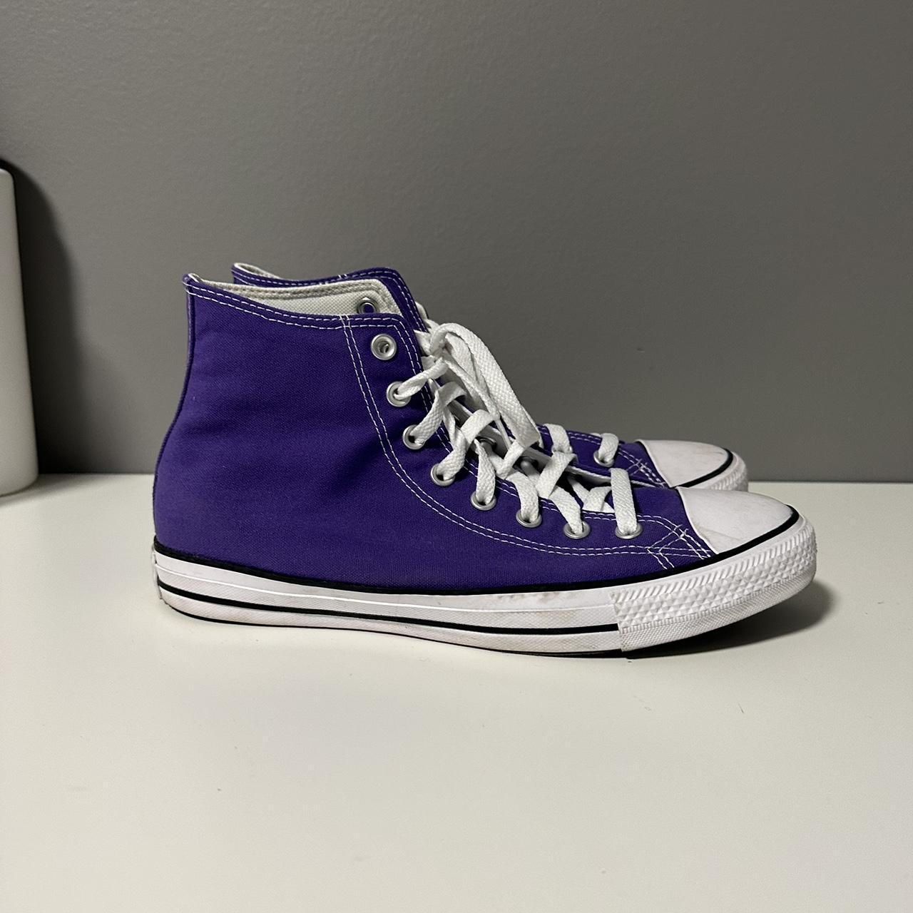 Purple converse size on sale 10