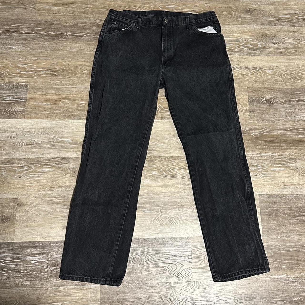 Dickies Black Jeans - Condition 10/10 - Size 40 x... - Depop