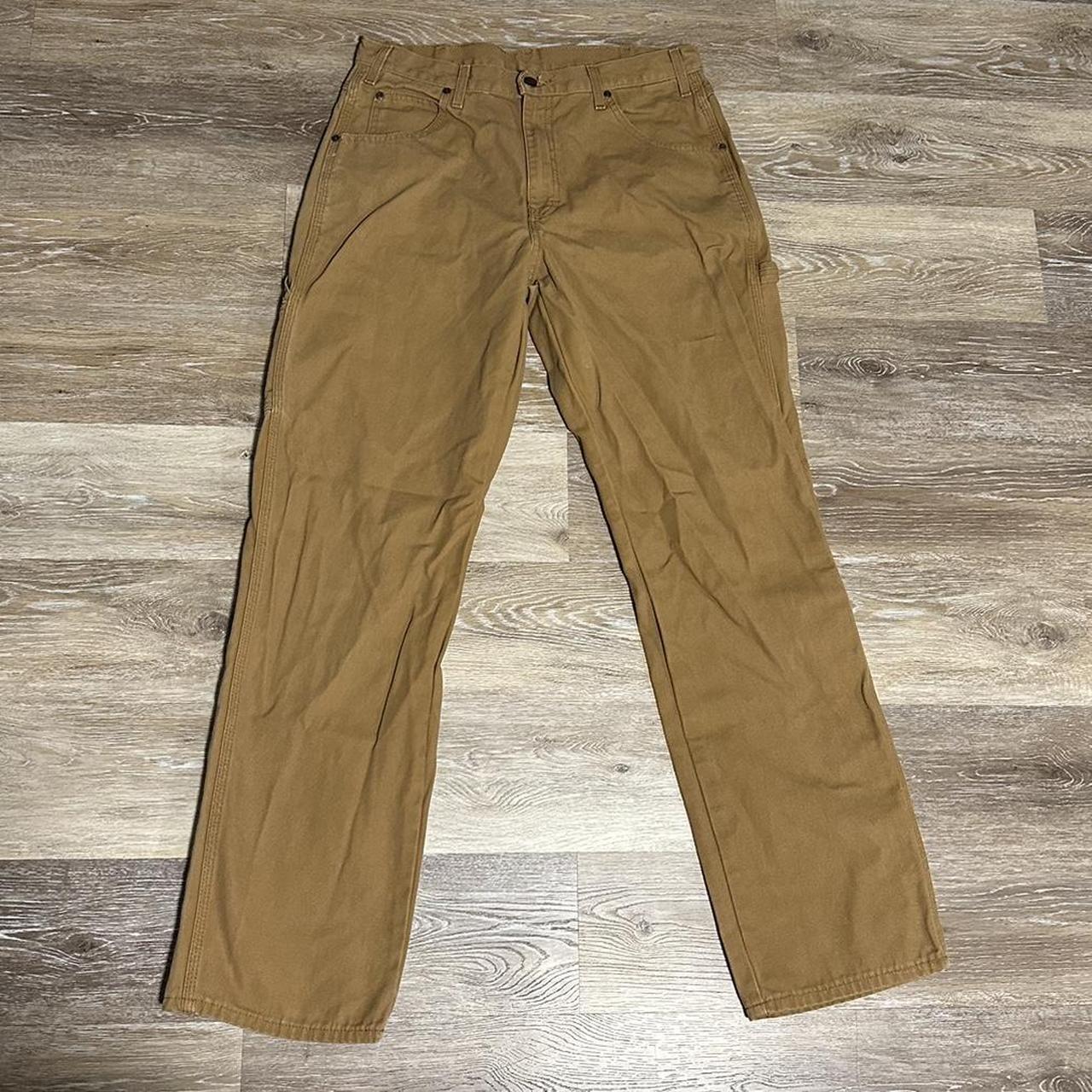 Dickies Beige Carpenter Pants - Condition 9/10 -... - Depop