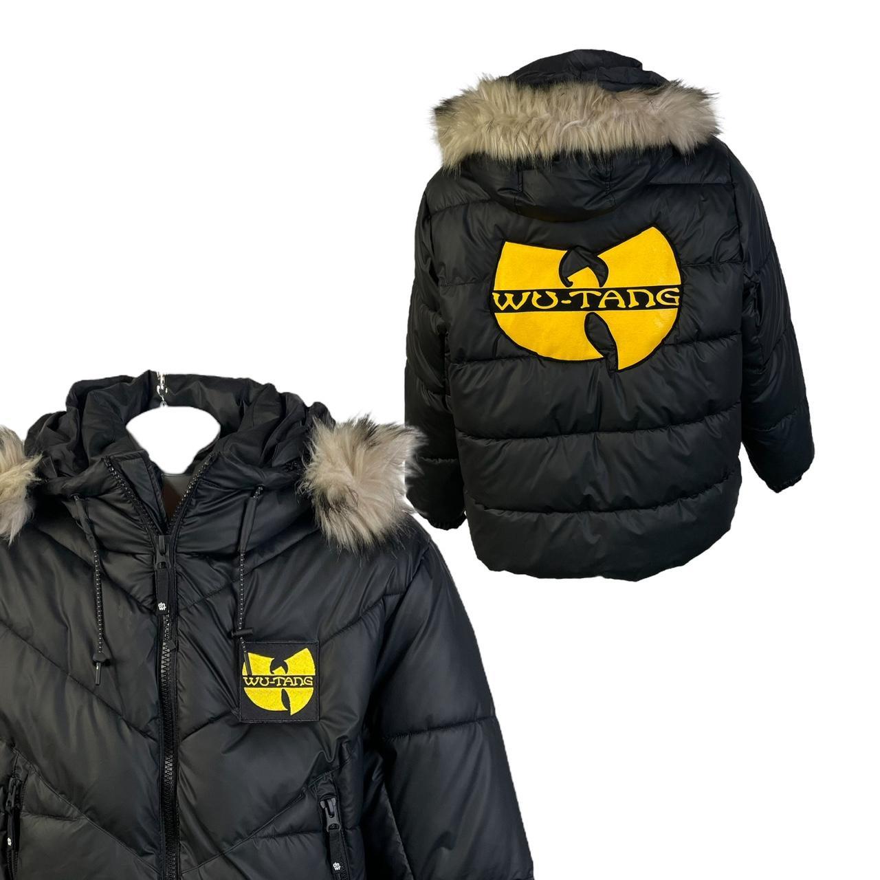 Wu-Tang New York Mens Fur Lined Black Puffer Jacket | Depop