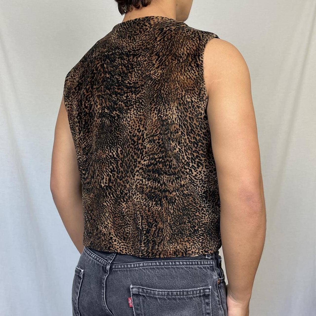 Jones New York Animal Print Vest Jones New York... Depop