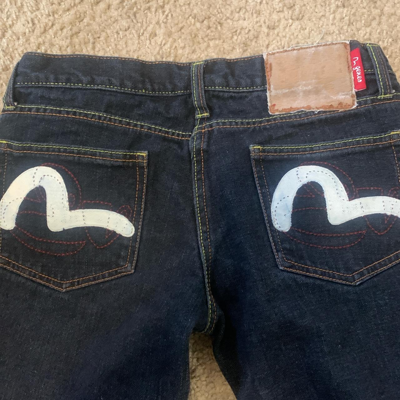 Women’s Evisu Jeans size 29 too small for me Red... Depop