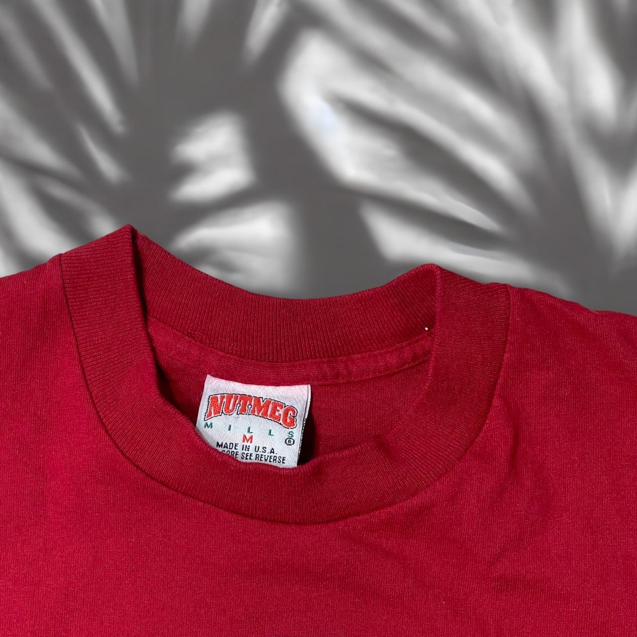 Nutmeg Men's Red Tshirt Depop