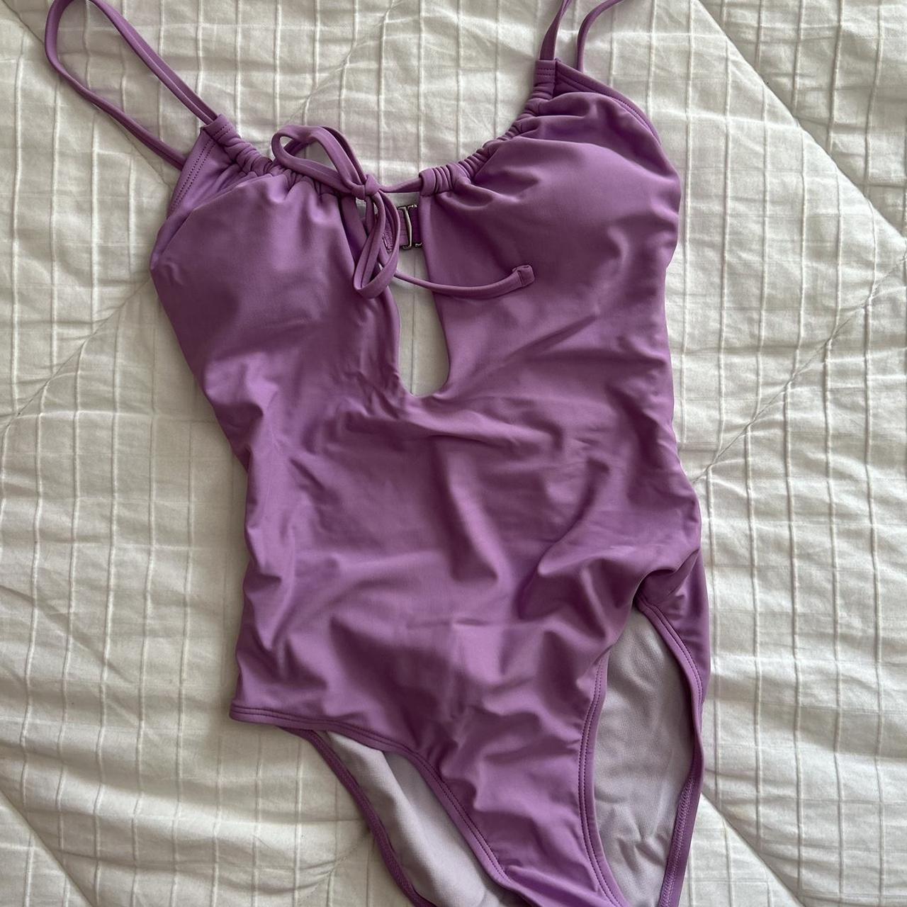 Cupshe Women's Purple Swimsuit-one-piece | Depop