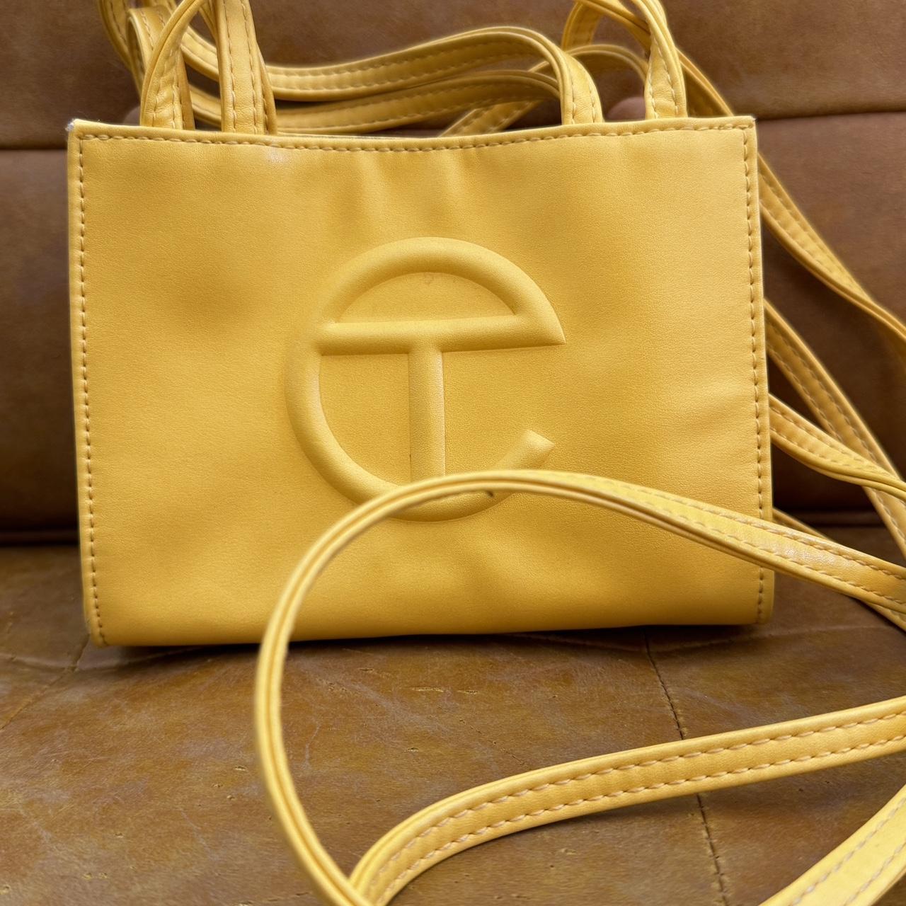 Yellow Telfar Bag Small Depop