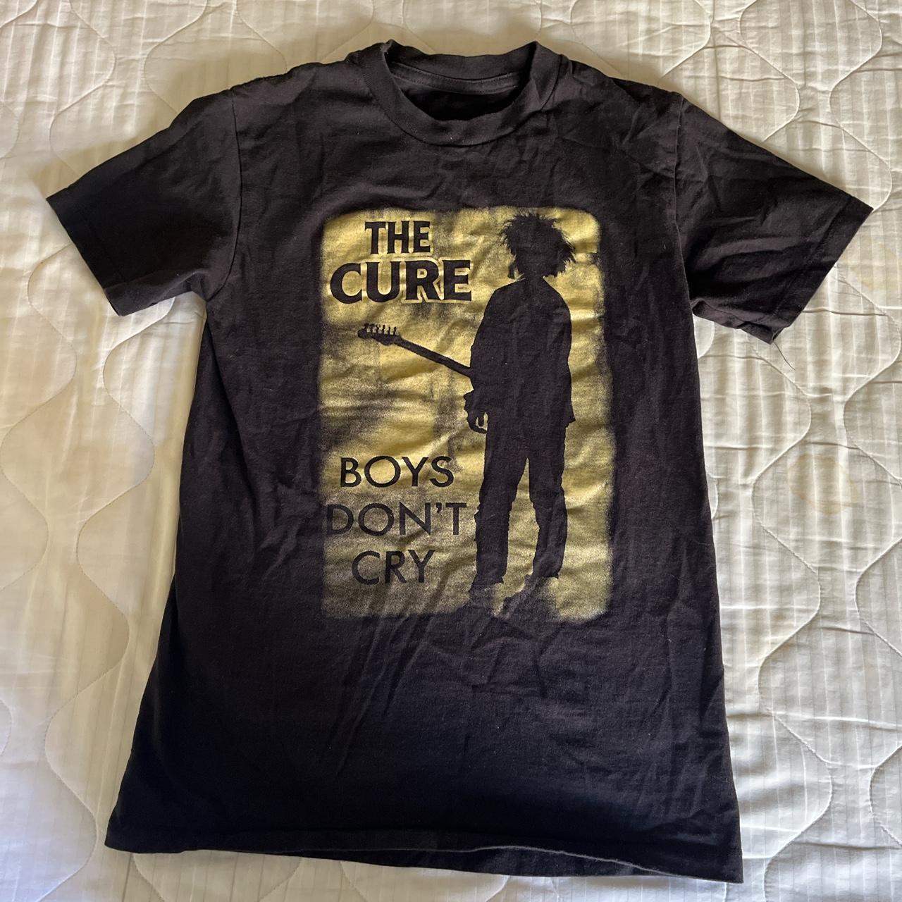 The Cure Boys Don't Cry T-Shirt - Offizielles Band Shirt Schwarz