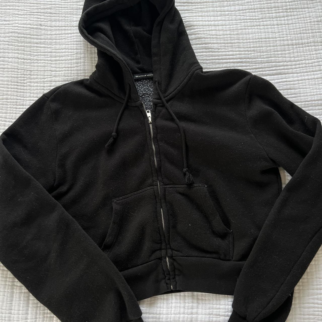 Brandy Melville Women's Black Jacket Depop