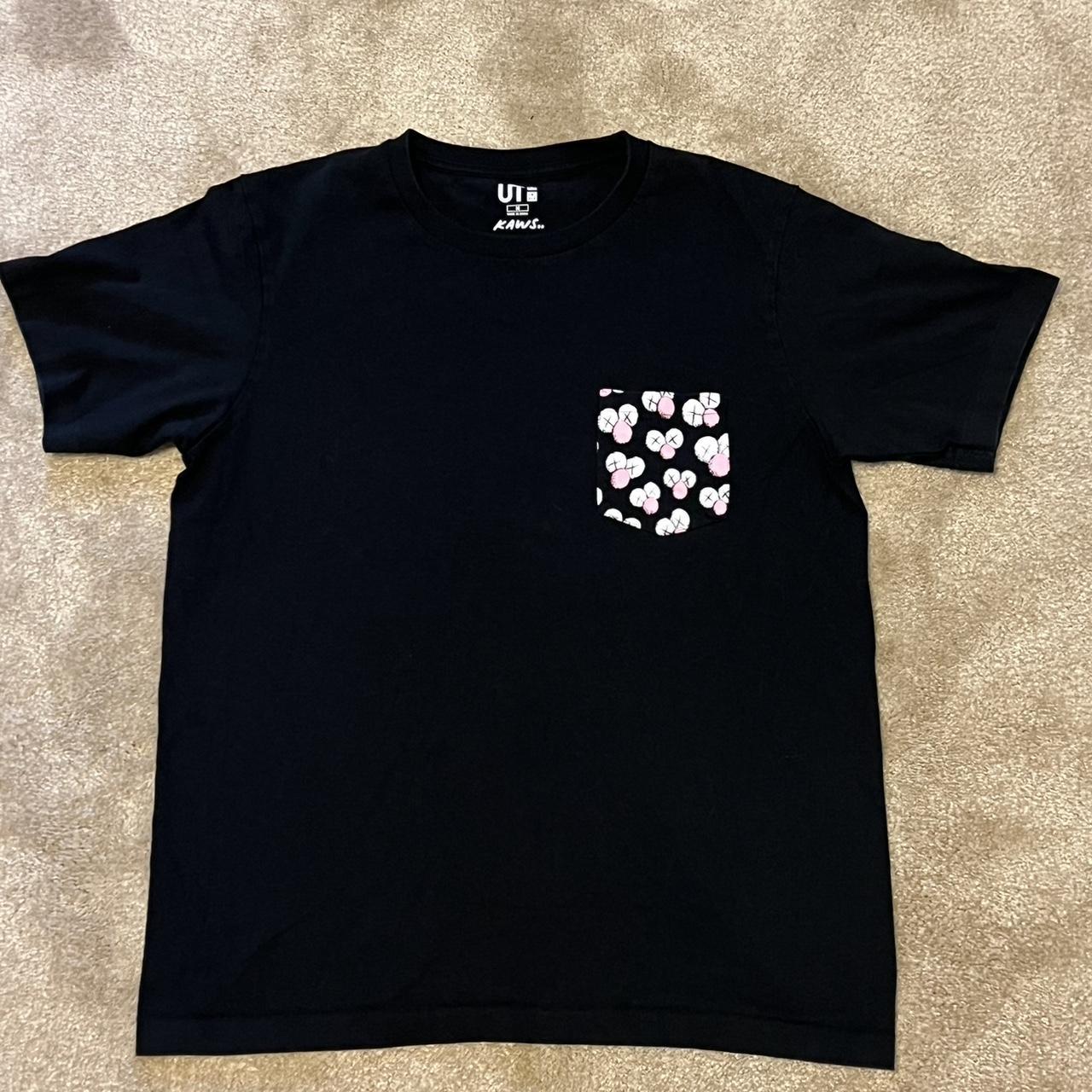 kaws pocket tee