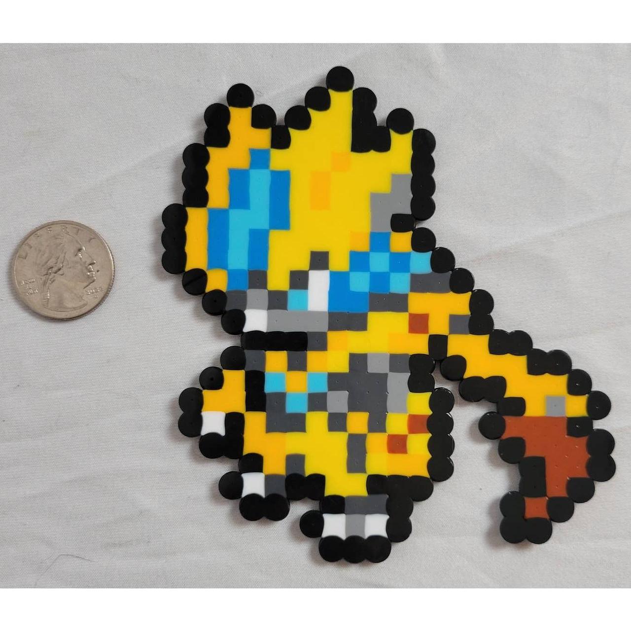 Zeraora Pokemon Menu Sprite Perler -Ships within... - Depop