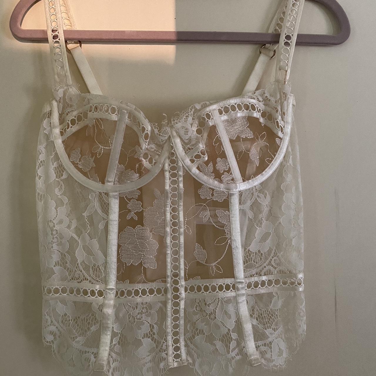 Honey Bridgette Bustier and panties - new without... - Depop