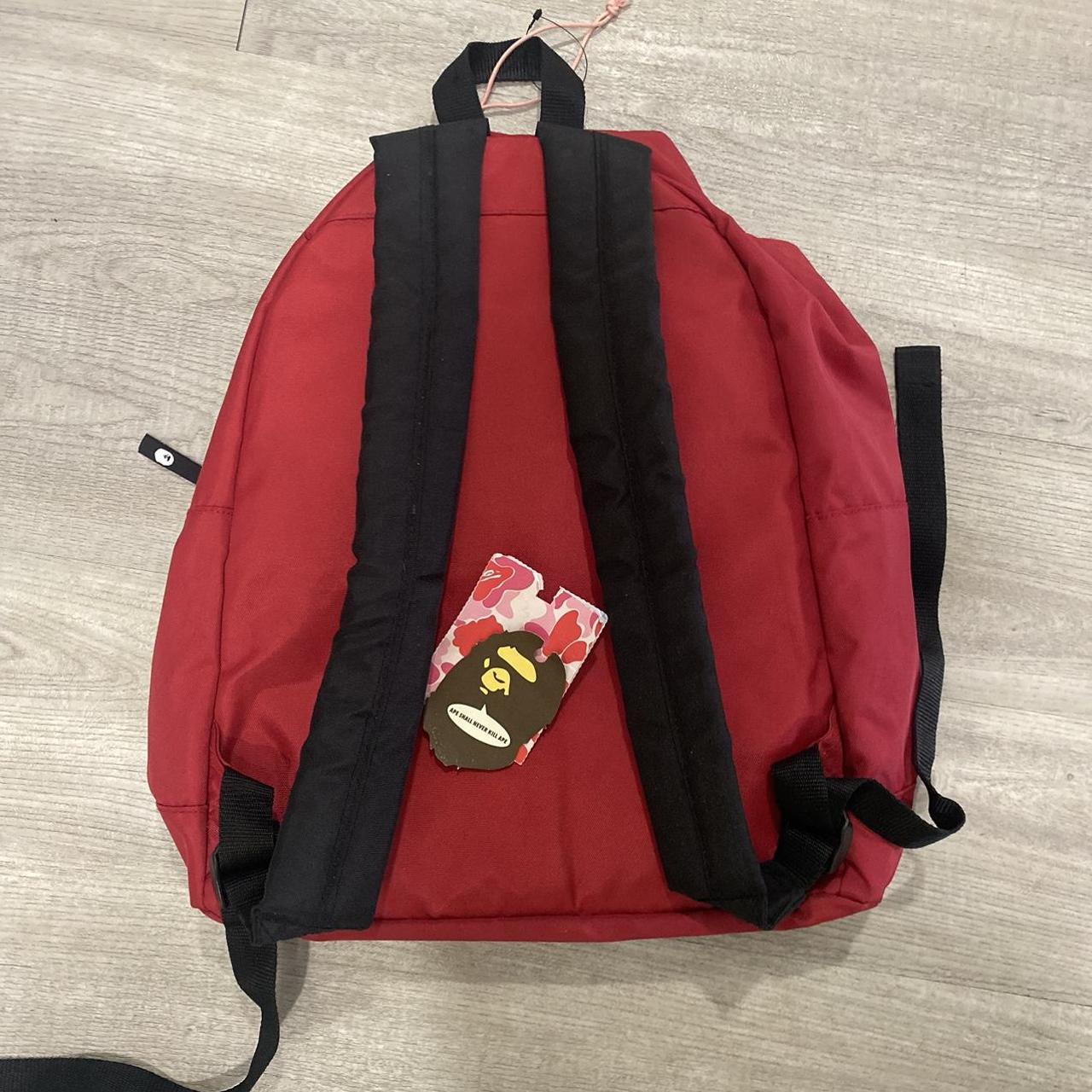 Bape backpack bathing, ape 🎒with tags but ripped... Depop