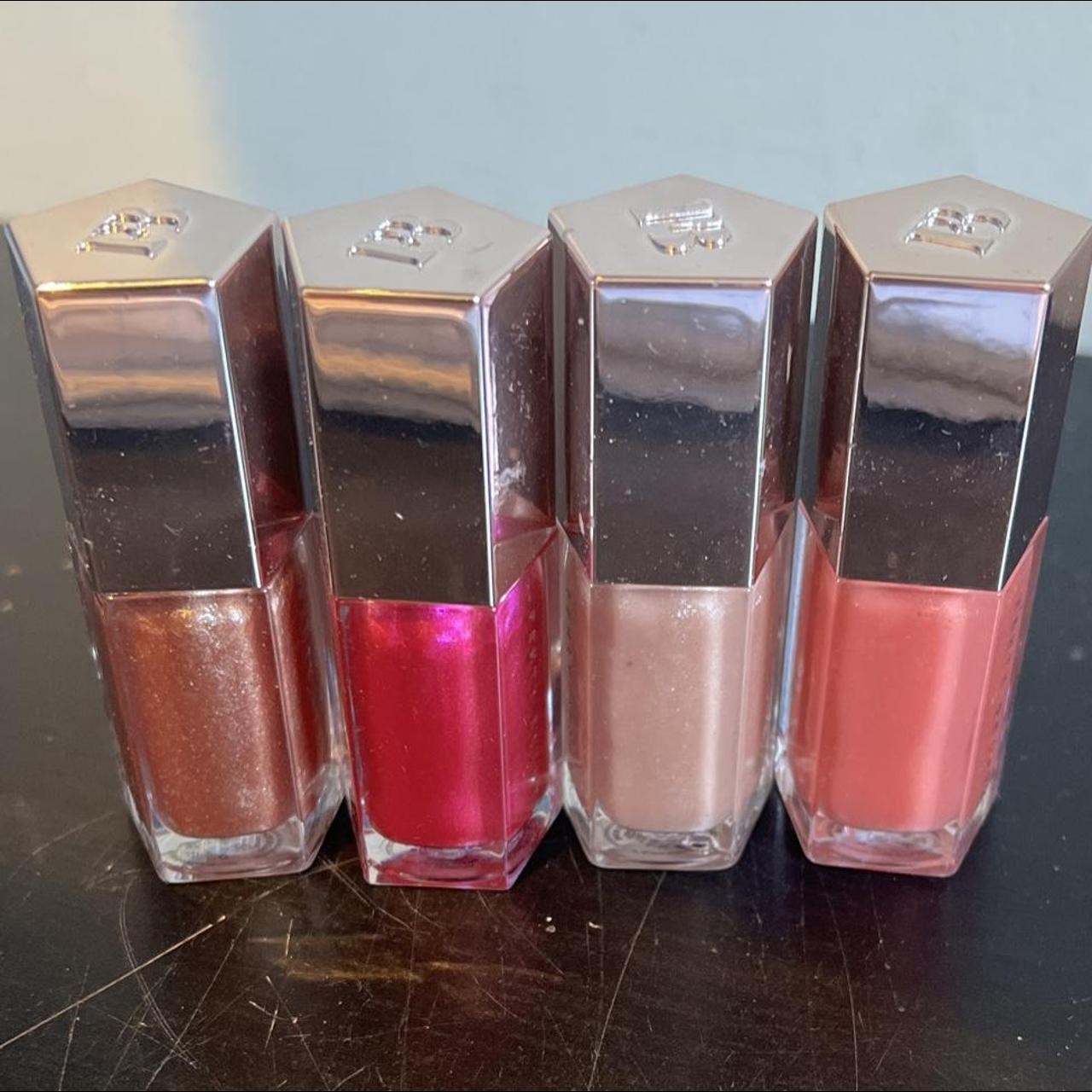 Fenty Beauty Lip Gloss Bundle 4 x sample size... Depop