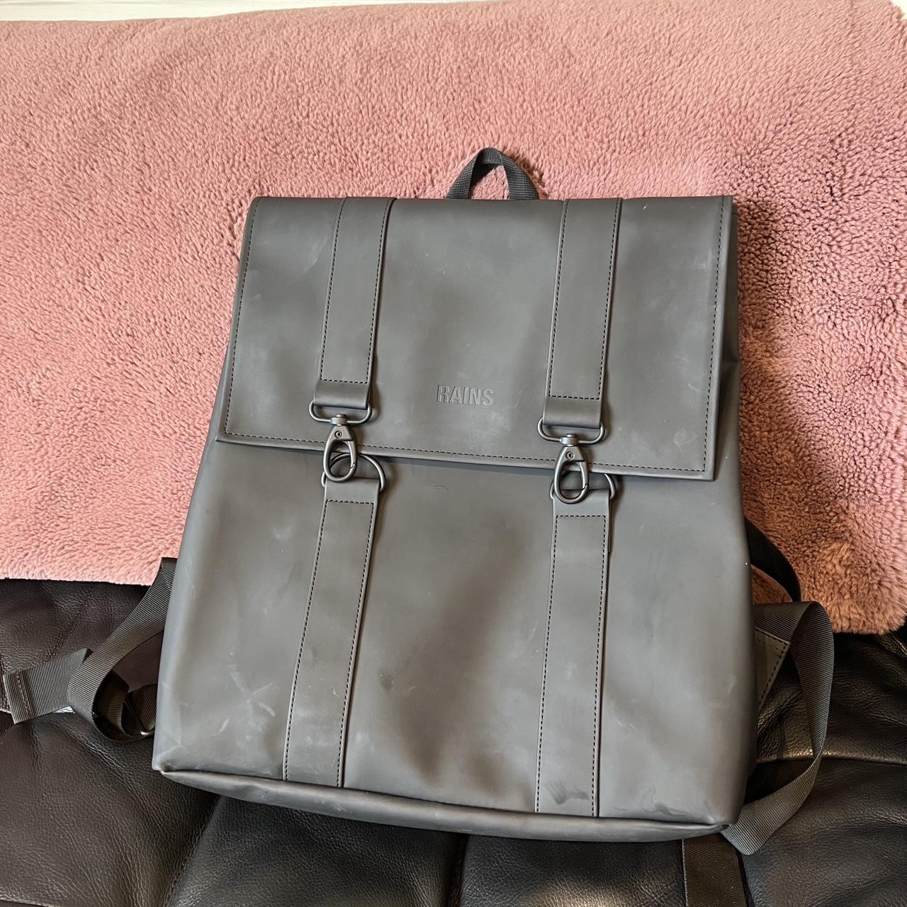 Rains MSN Water Resistant Backpack, Black Only... Depop