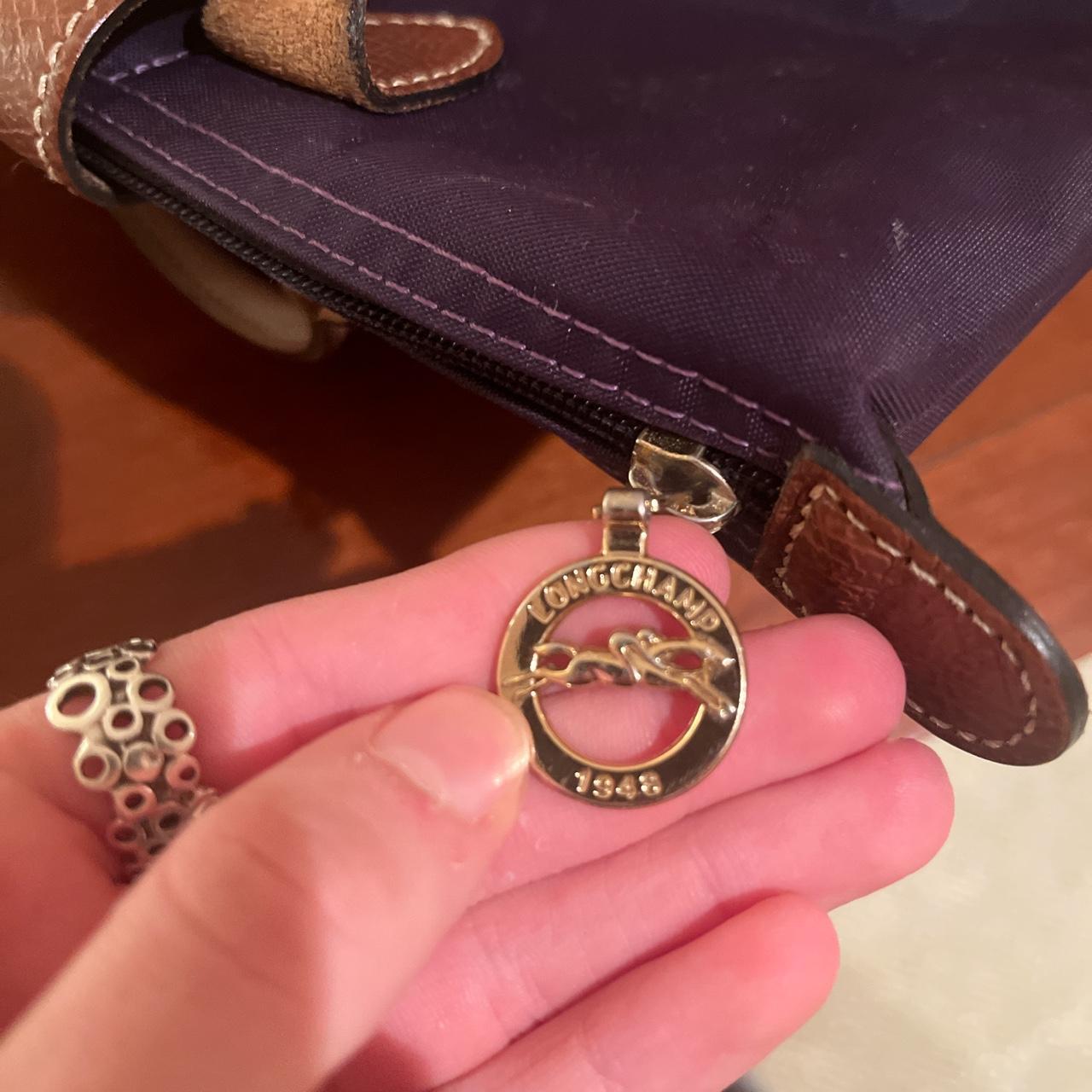 Long Cham small purple hand bag - Depop