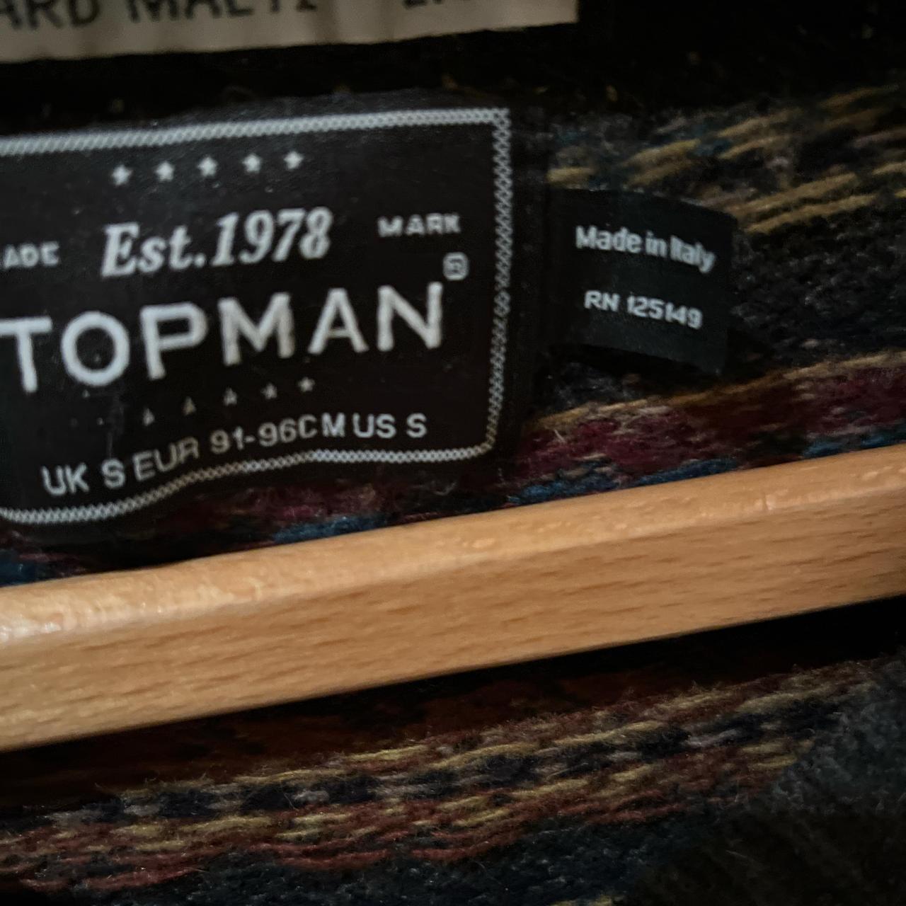 Soft and warm Topman V neck sweater #winterknits Depop