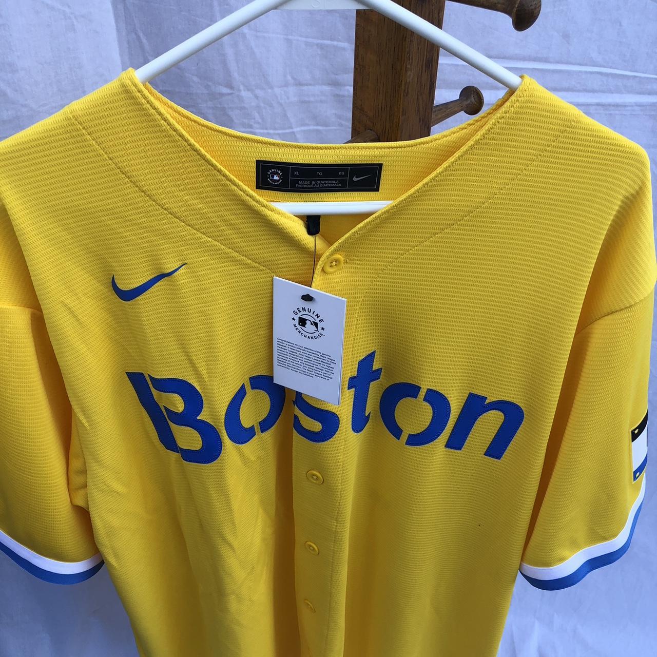 Men's Boston Red Sox Rafael Devers Nike Gold City Connect