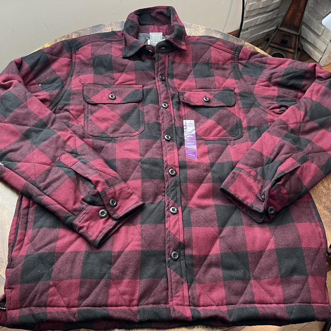 Berkley jensen flannel jacket best sale