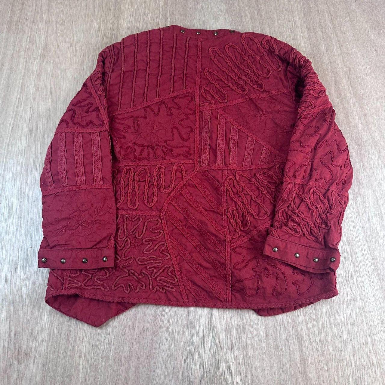 Multiples Men's Lightweight Jacket Jacket - Red -… - image 3