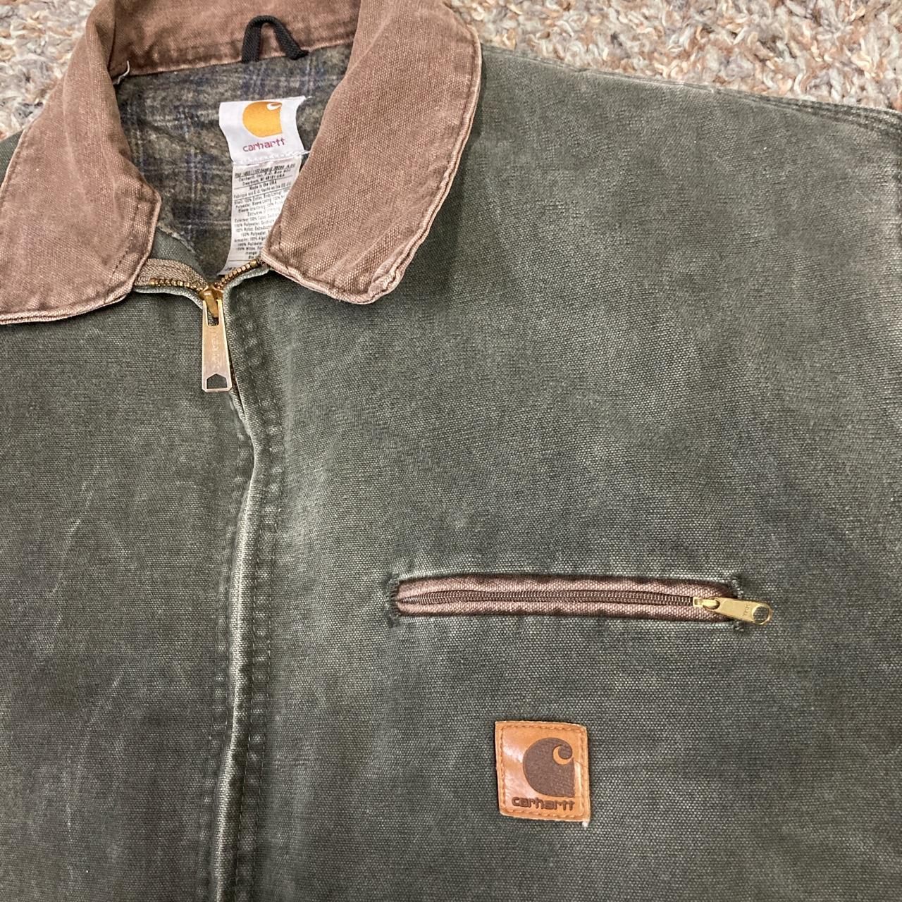 Vintage Carhartt Jacket Blanket Lined Made In The... - Depop