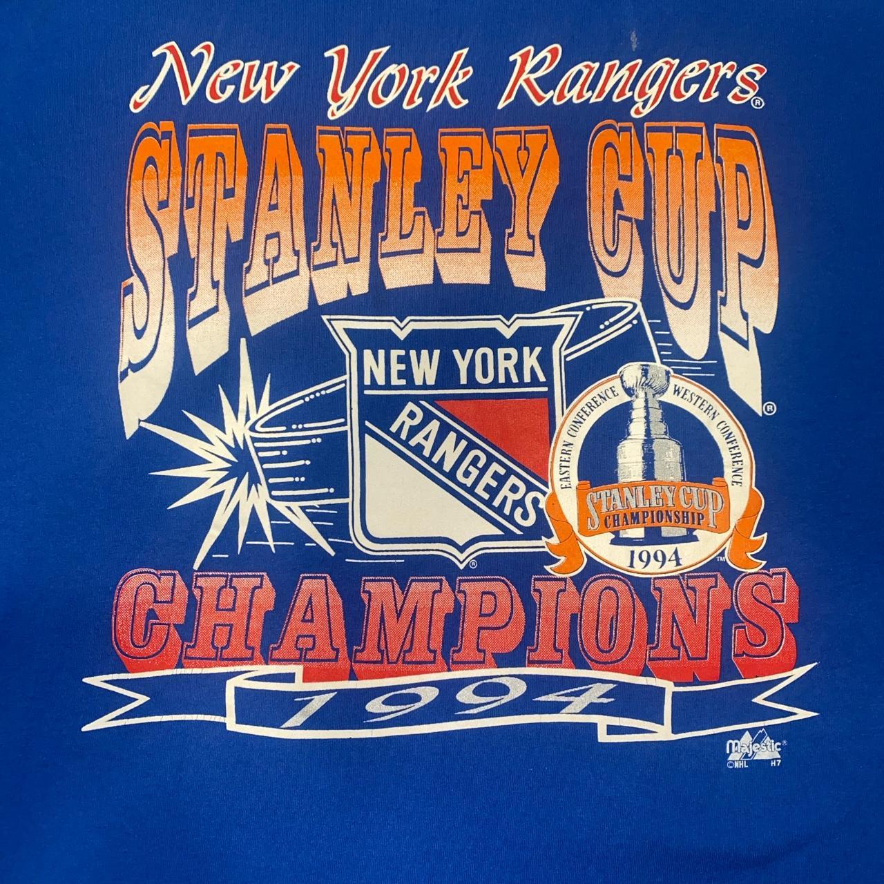 Stanley Cup Playoffs 2006 New York Rangers Blue Red - Depop