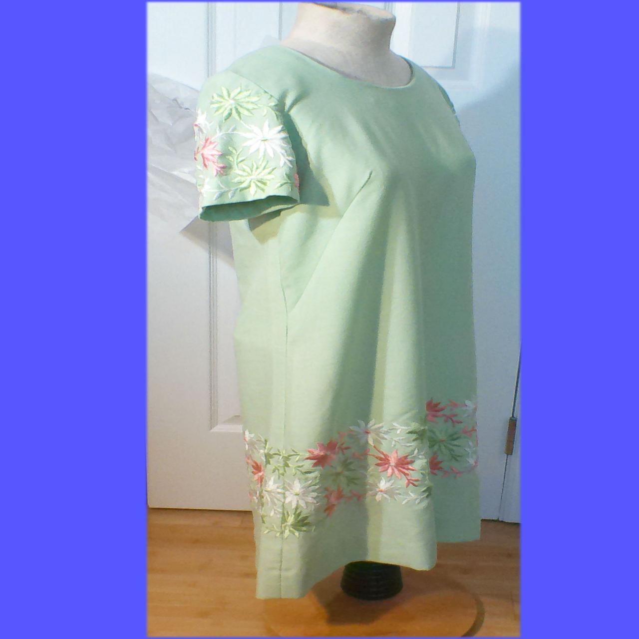 1960s-handmade-green-dress-this-is-a-beautiful-depop