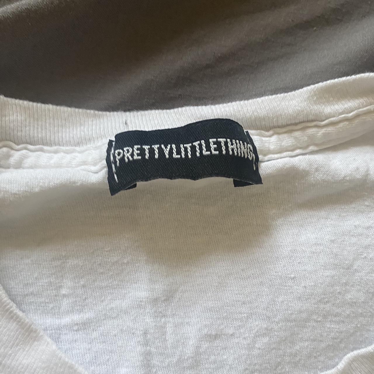 PrettyLittleThing graphic T shirt Size M • would... - Depop