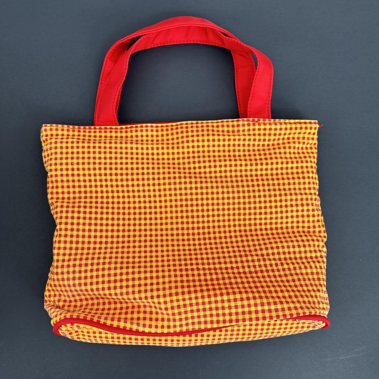 xhilaration reversible tote🌀 red red/yellow... Depop