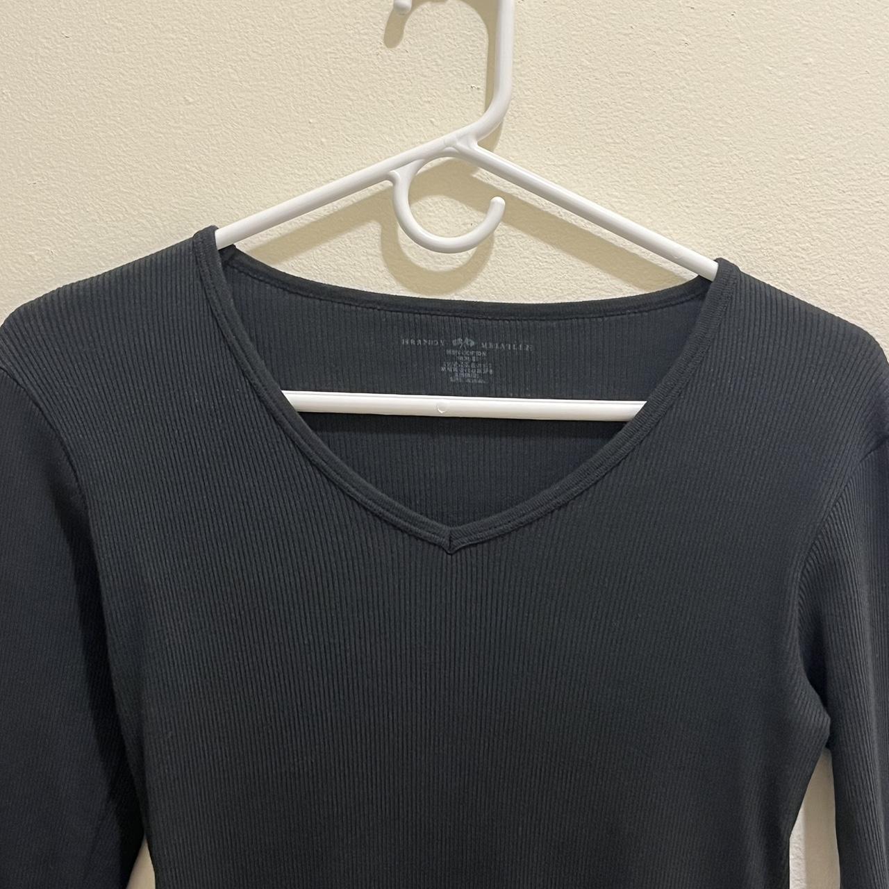Brandy Melville Women's Black Tshirt Depop