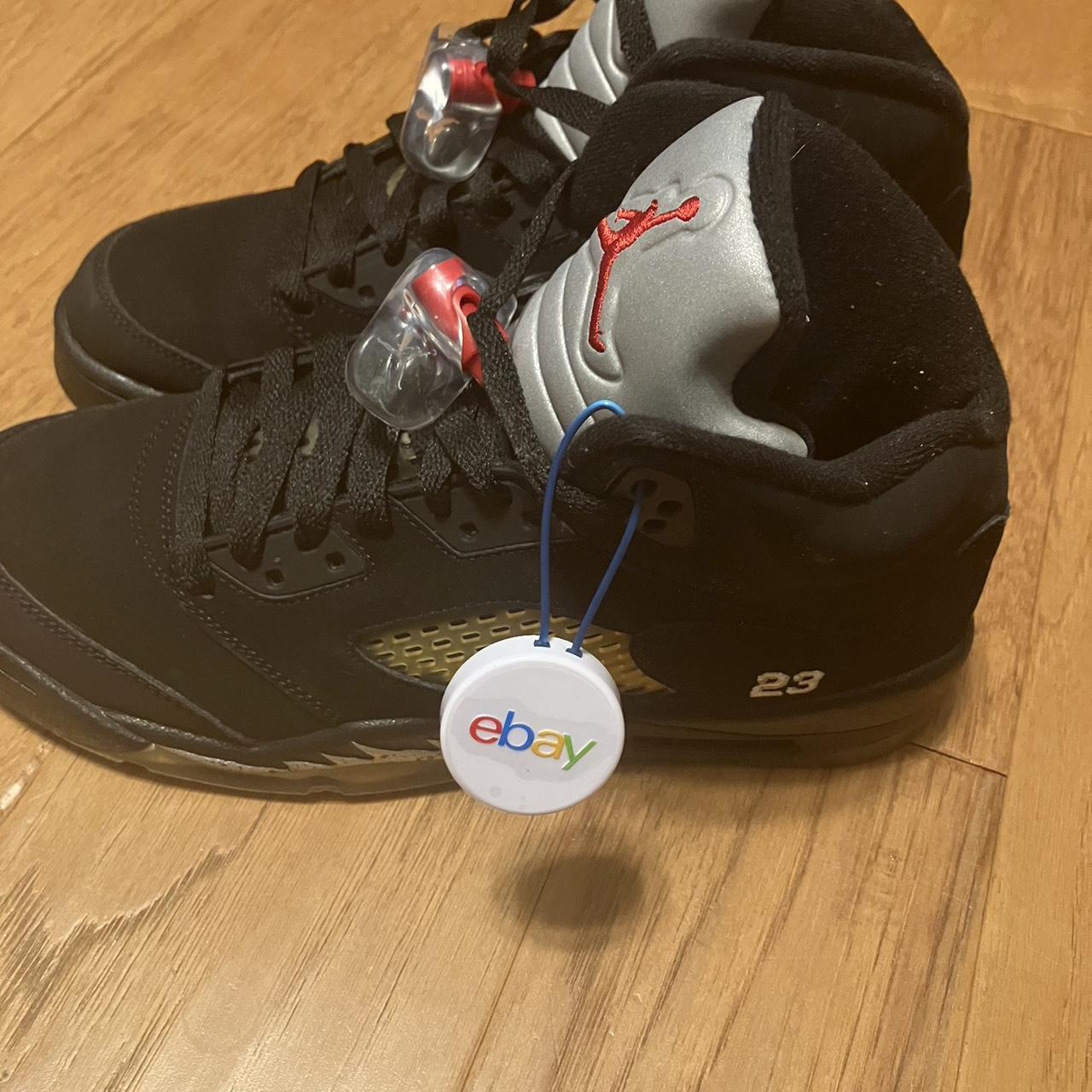 jordan 5 black metallic ebay
