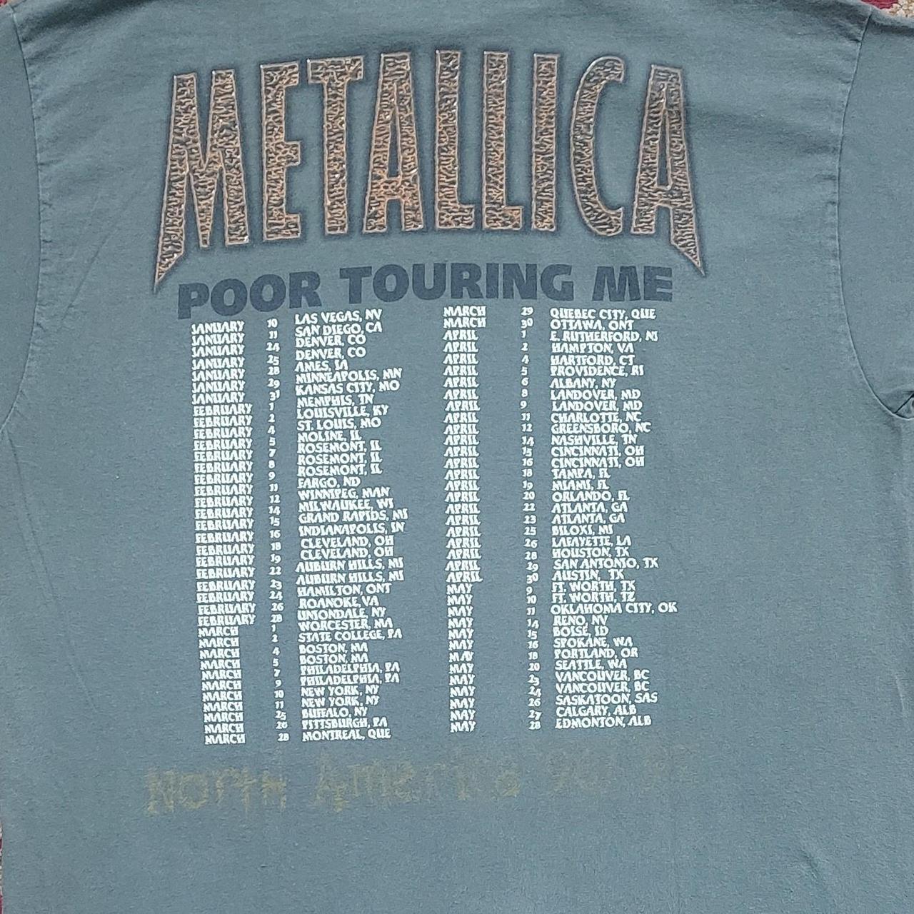 Metallica Poor Touring Me North American '96/'97... - Depop