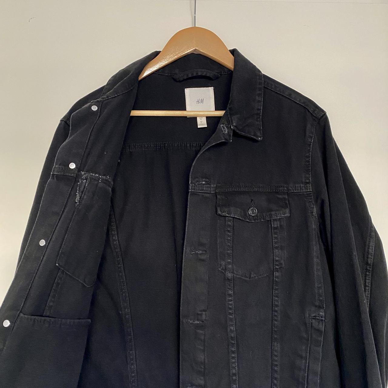 Black dark Dark Grey Denim Jacket In Excellent Depop black-dark-dark-grey-denim-jacket-in-excellent-depop