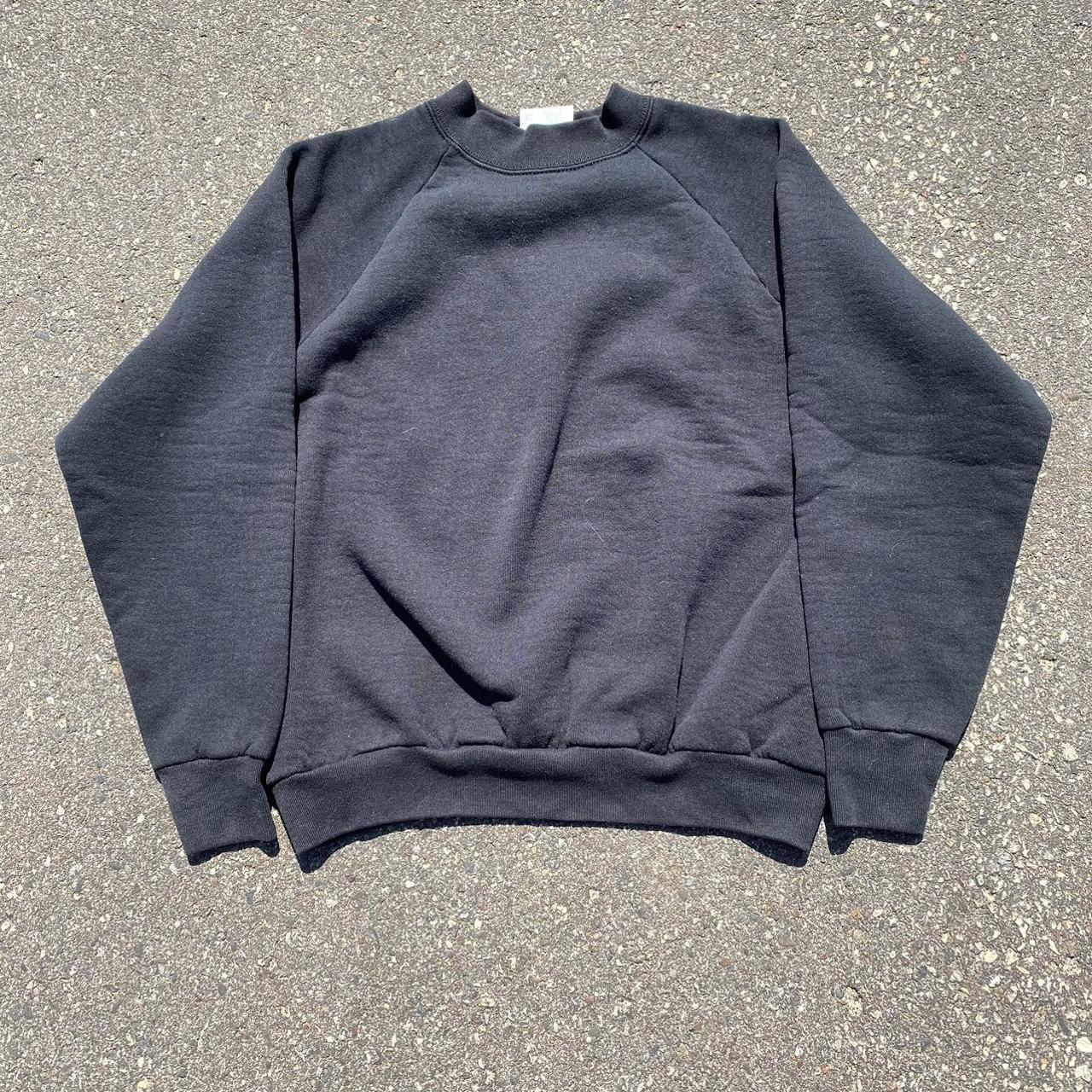 Fruit of the Loom Men's Black Jumper | Depop