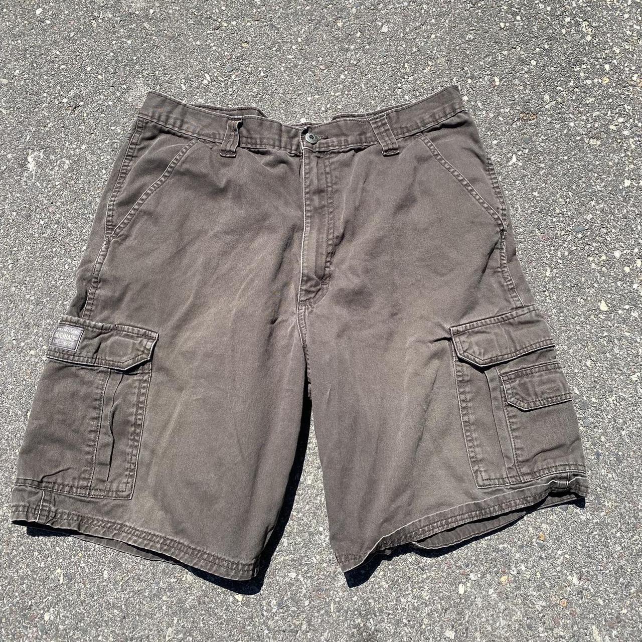 Wrangler Men's Brown Shorts | Depop