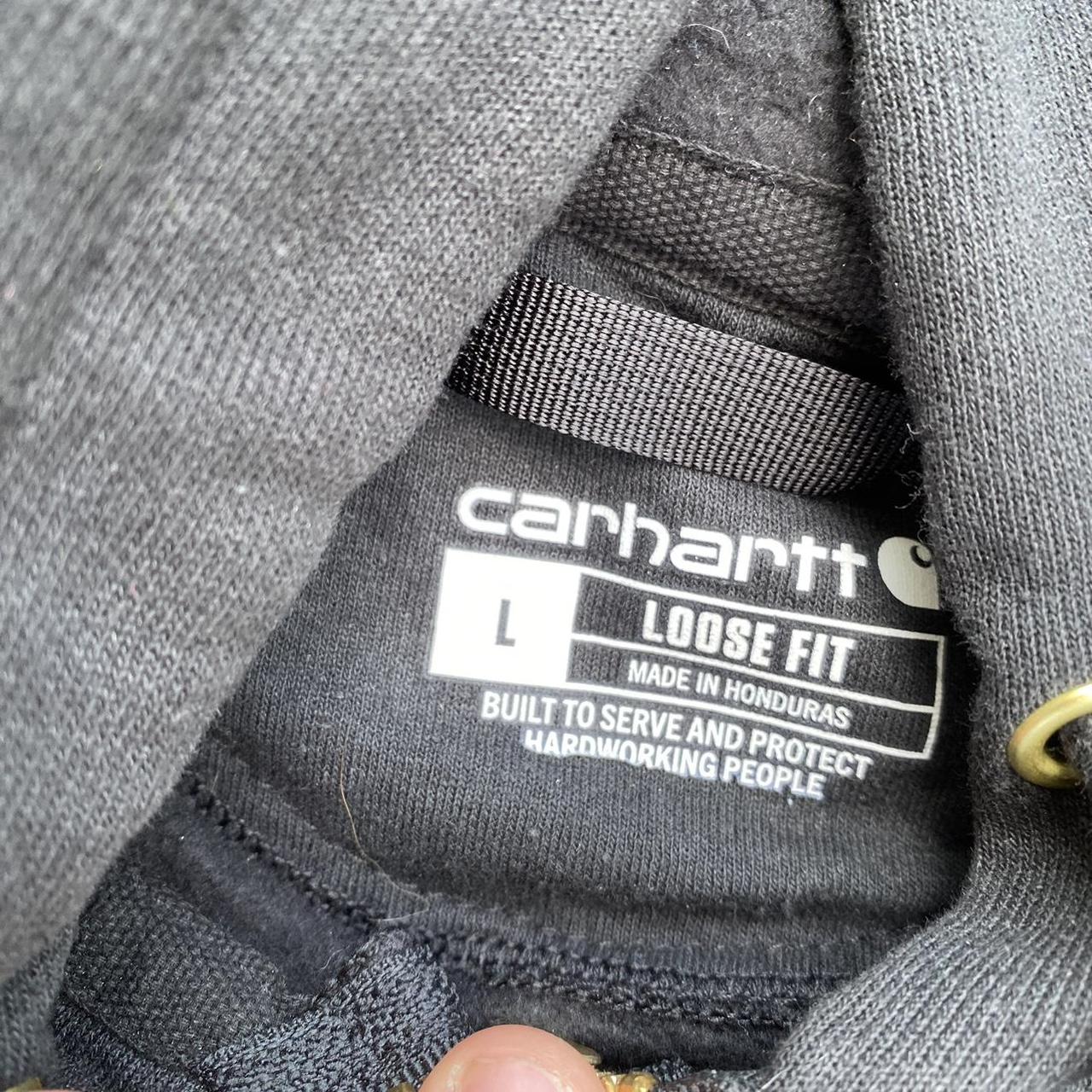 Carhartt zip up hoodie Size: large #carhartt... - Depop
