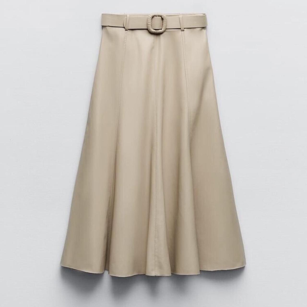 leather skirt zara