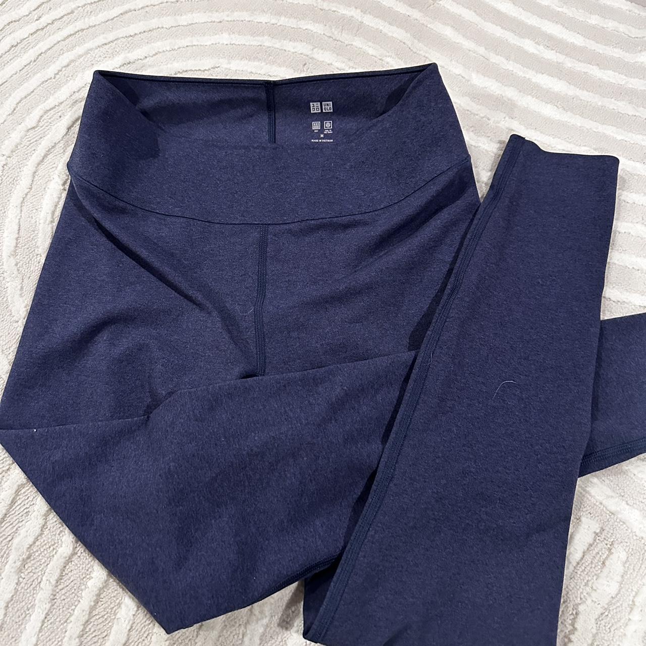 Uniqlo AIRism teal blue leggings Originally - Depop