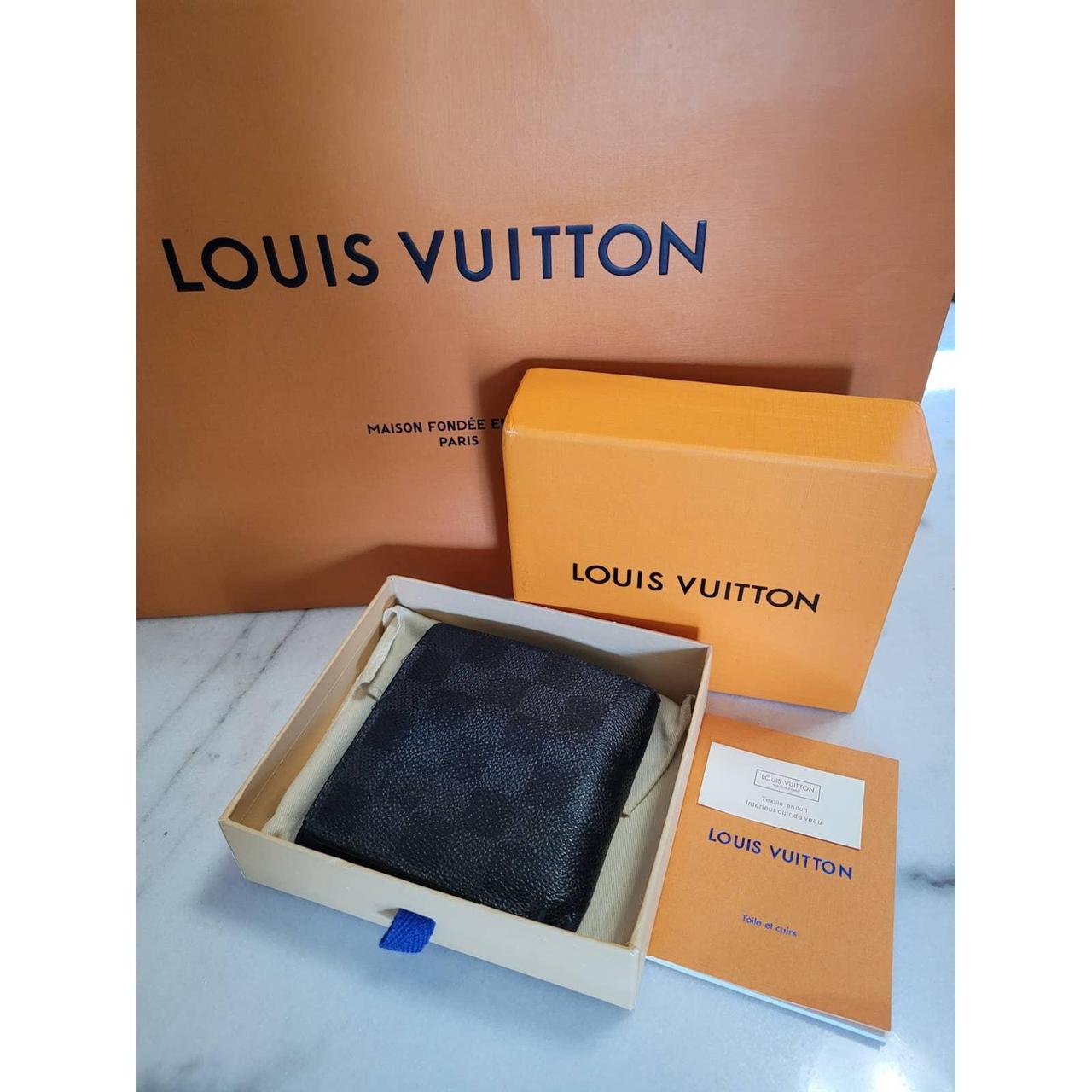 LOUIS VUITTON DAMIER EBENE BUSINESS CARD - Depop