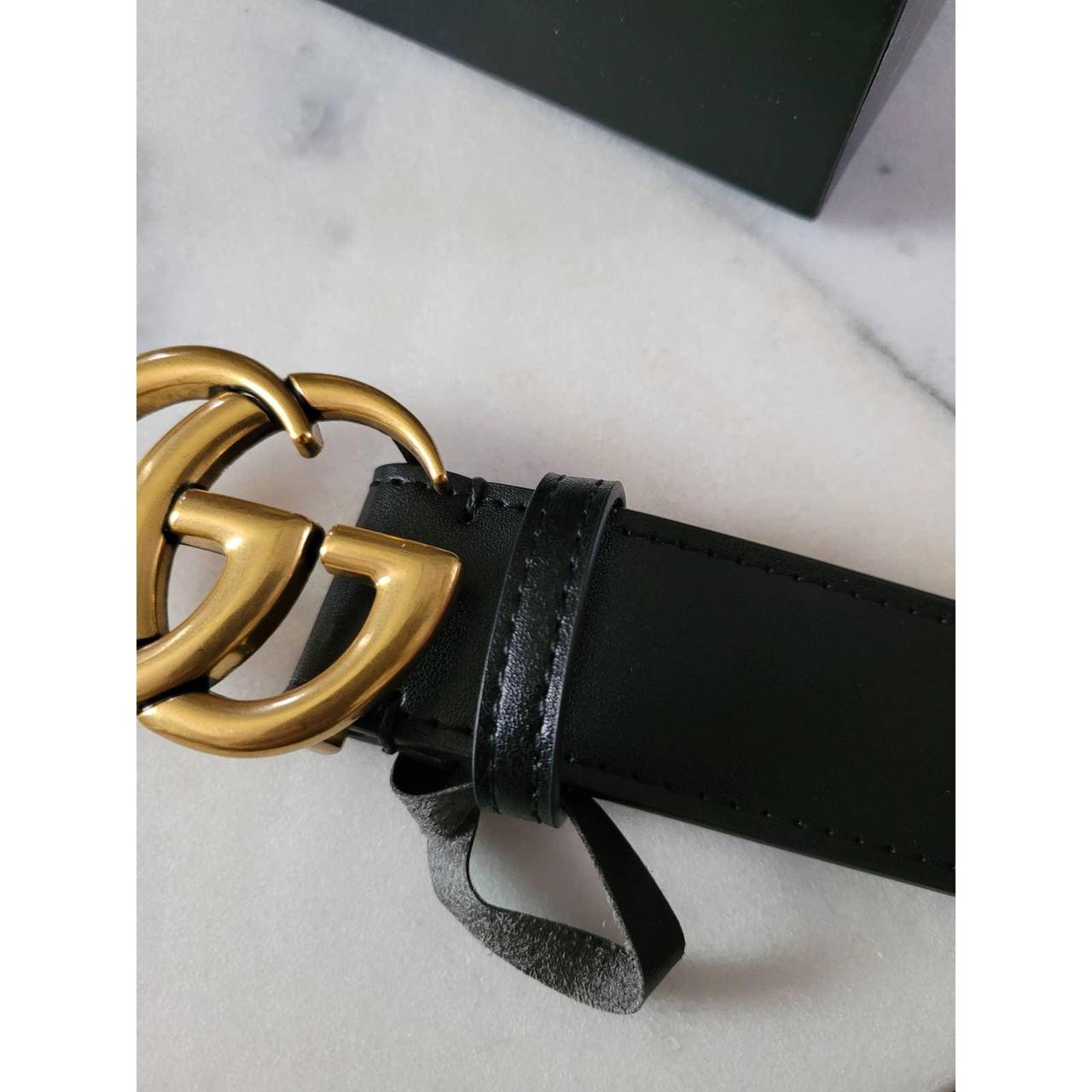 Gucci belt hot sale women black