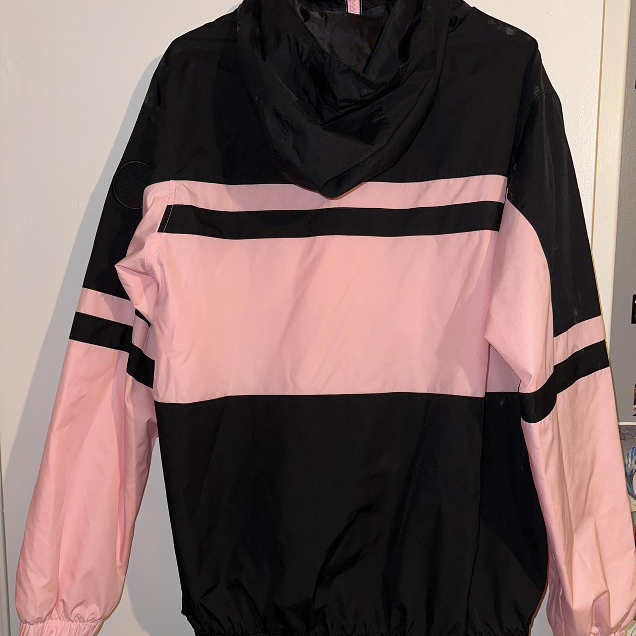 Nike Men's Pink and Black Jacket Depop