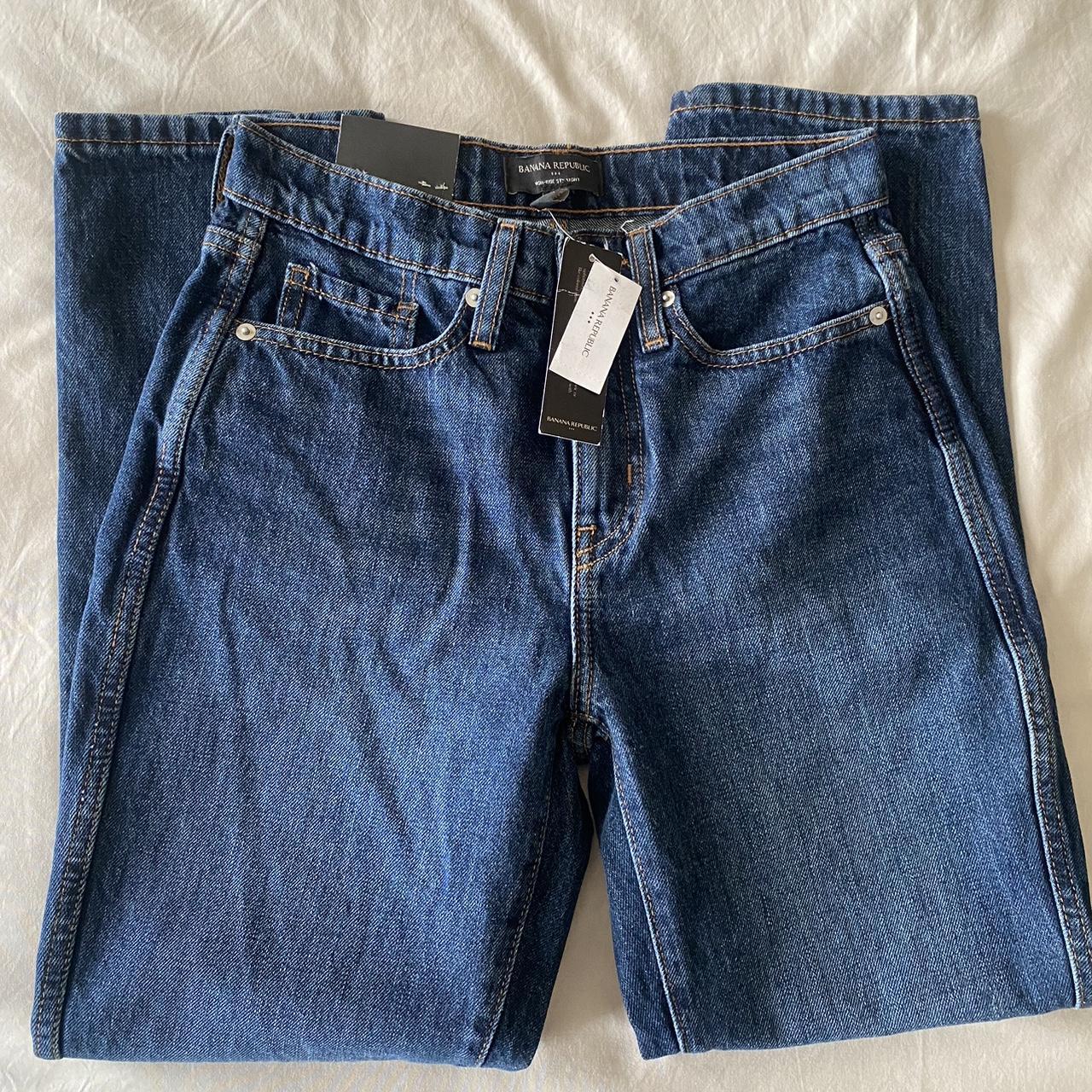 Banana Republic Women's Blue Jeans | Depop