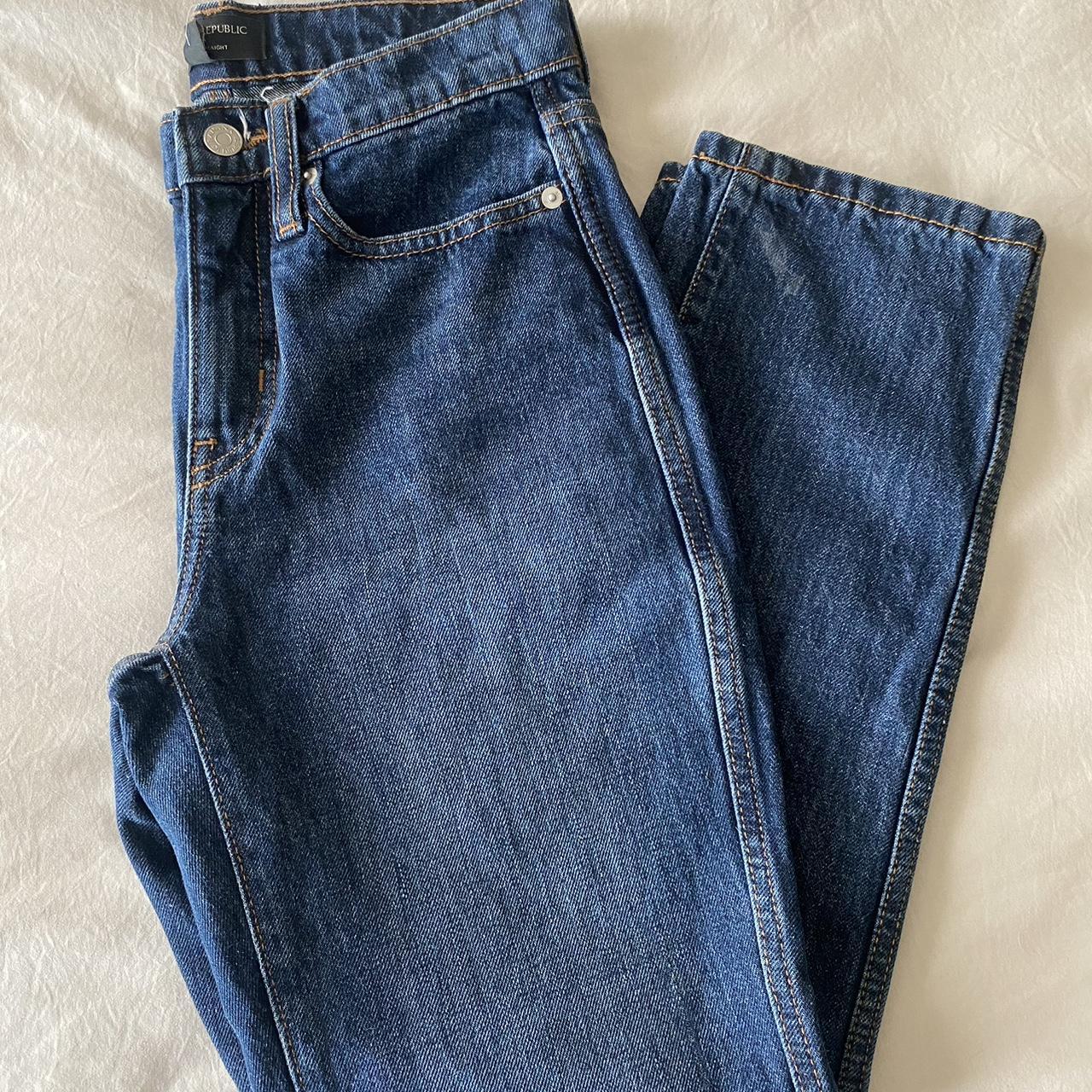 Banana Republic Women's Blue Jeans | Depop