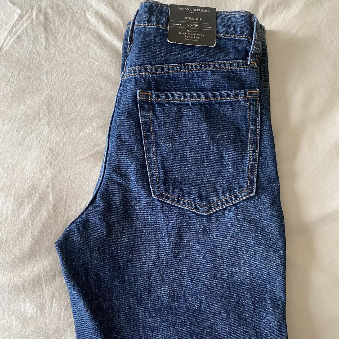 Banana Republic Women's Blue Jeans | Depop