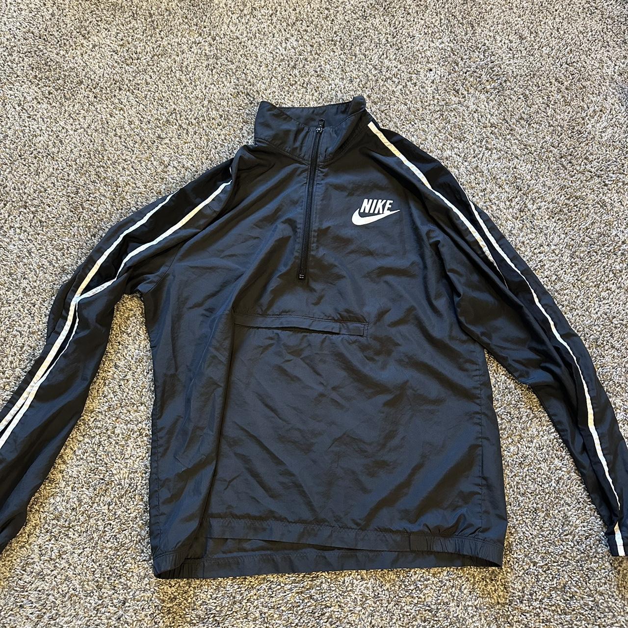 Vintage 90s Nike quarter zip windbreaker. Cool two