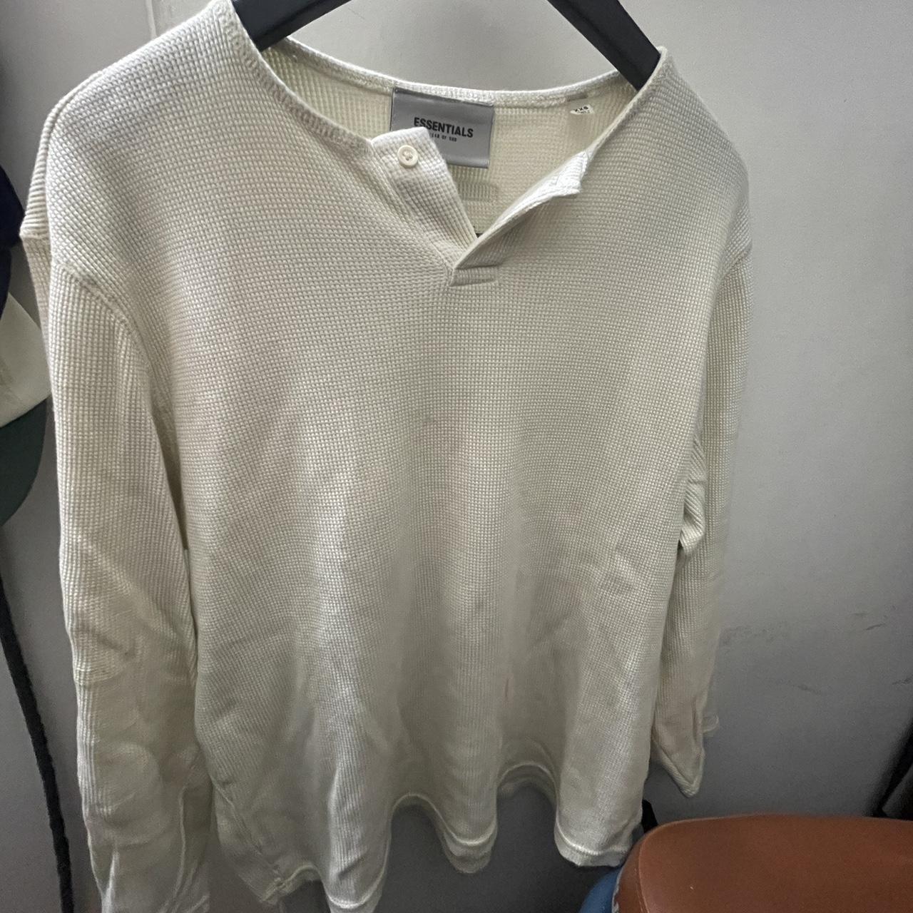 Fear of God Men's Cream Sweatshirt | Depop