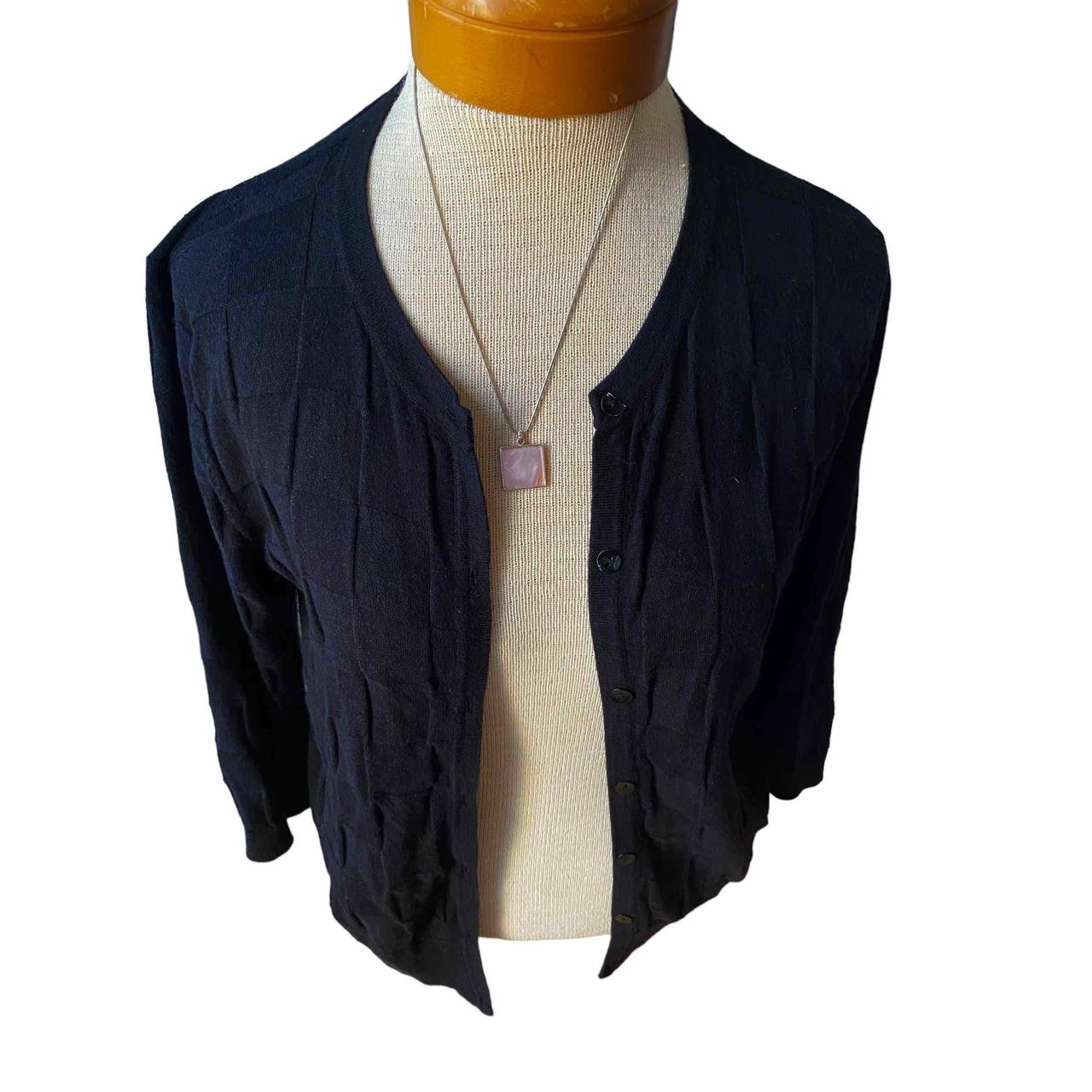 August silk black cardigan best sale