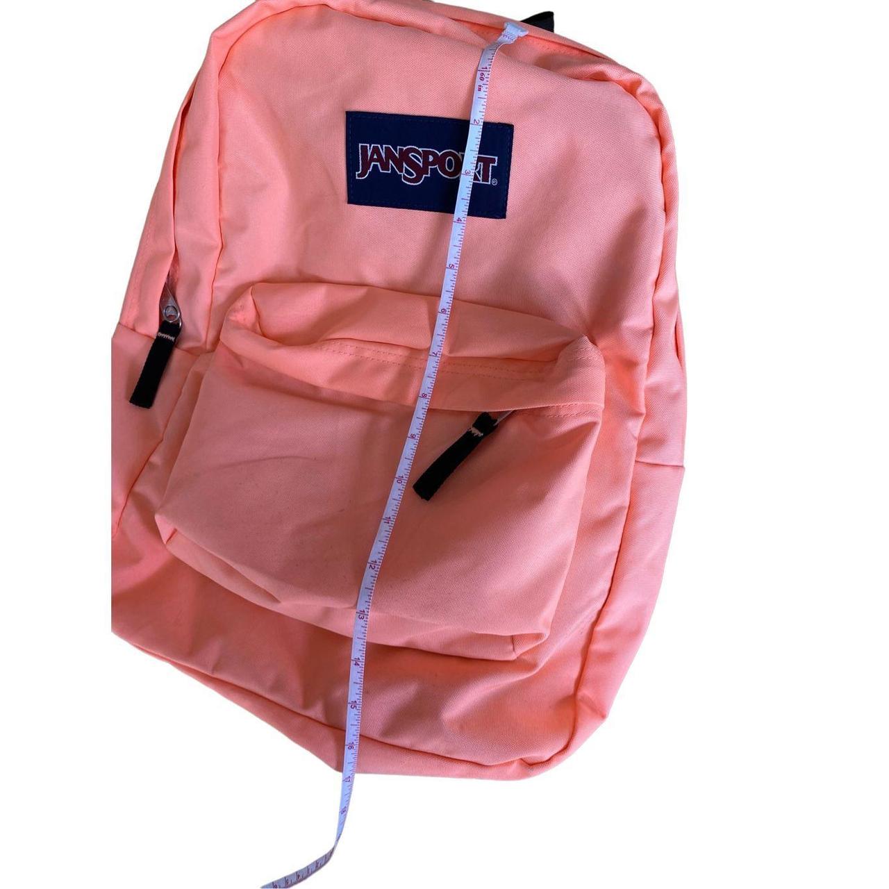 Jan sport Bright peach Jansport backpack preworn... Depop